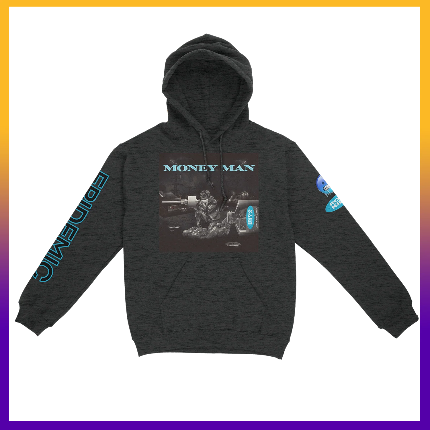 EPIDEMIC Charcoal Hoodie