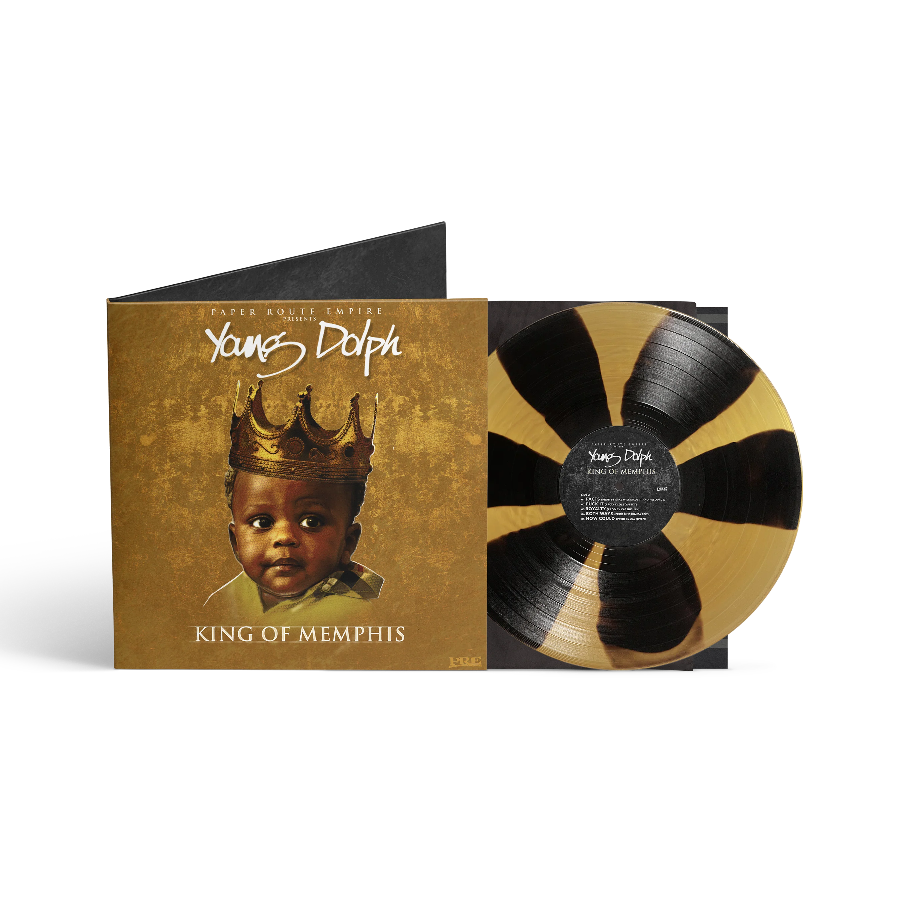 Young Dolph - King of Memphis (10 Yr Anniversary - Gold Crown Vinyl: D2C Exclusive)