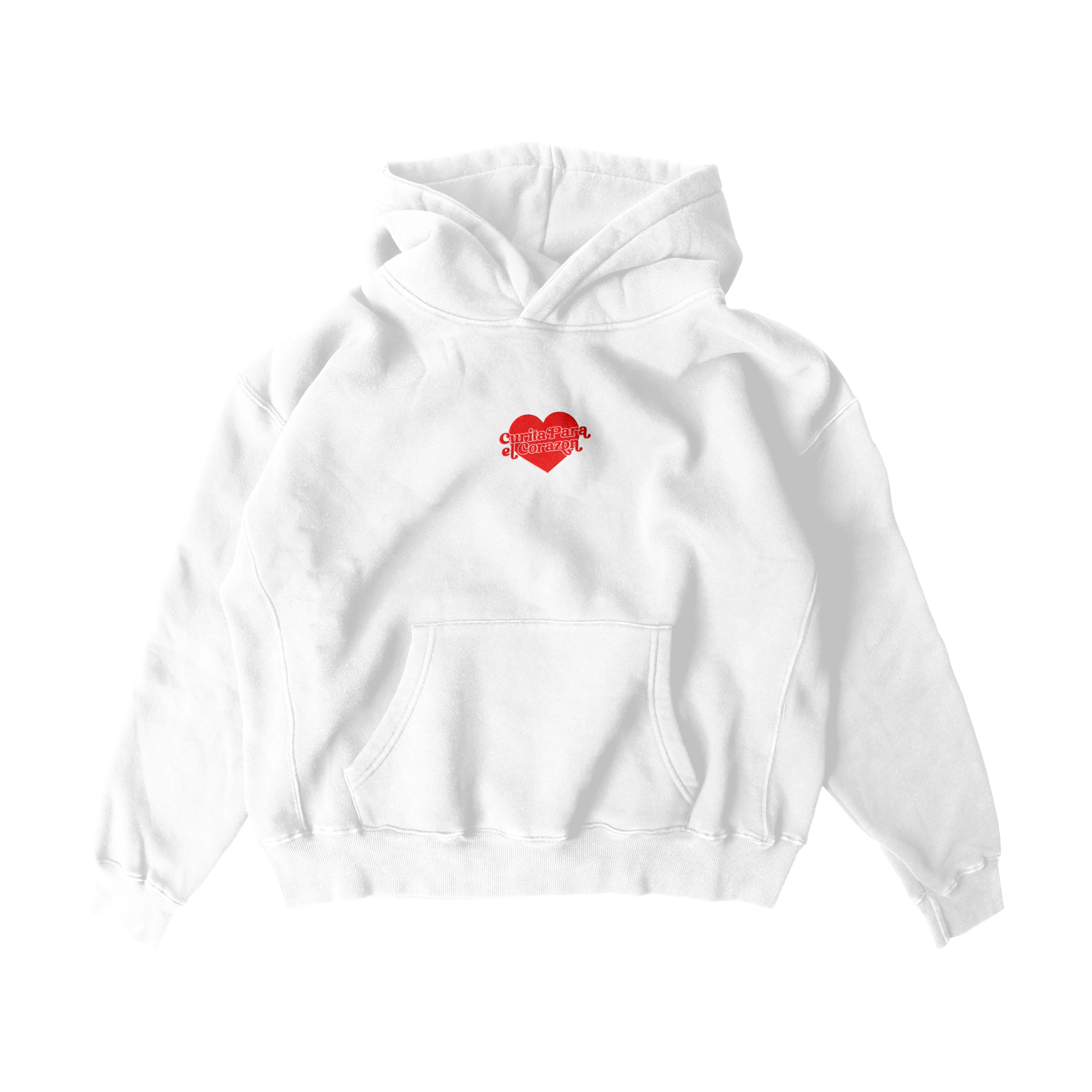 Curita Para El Corazon Hoodie (White)