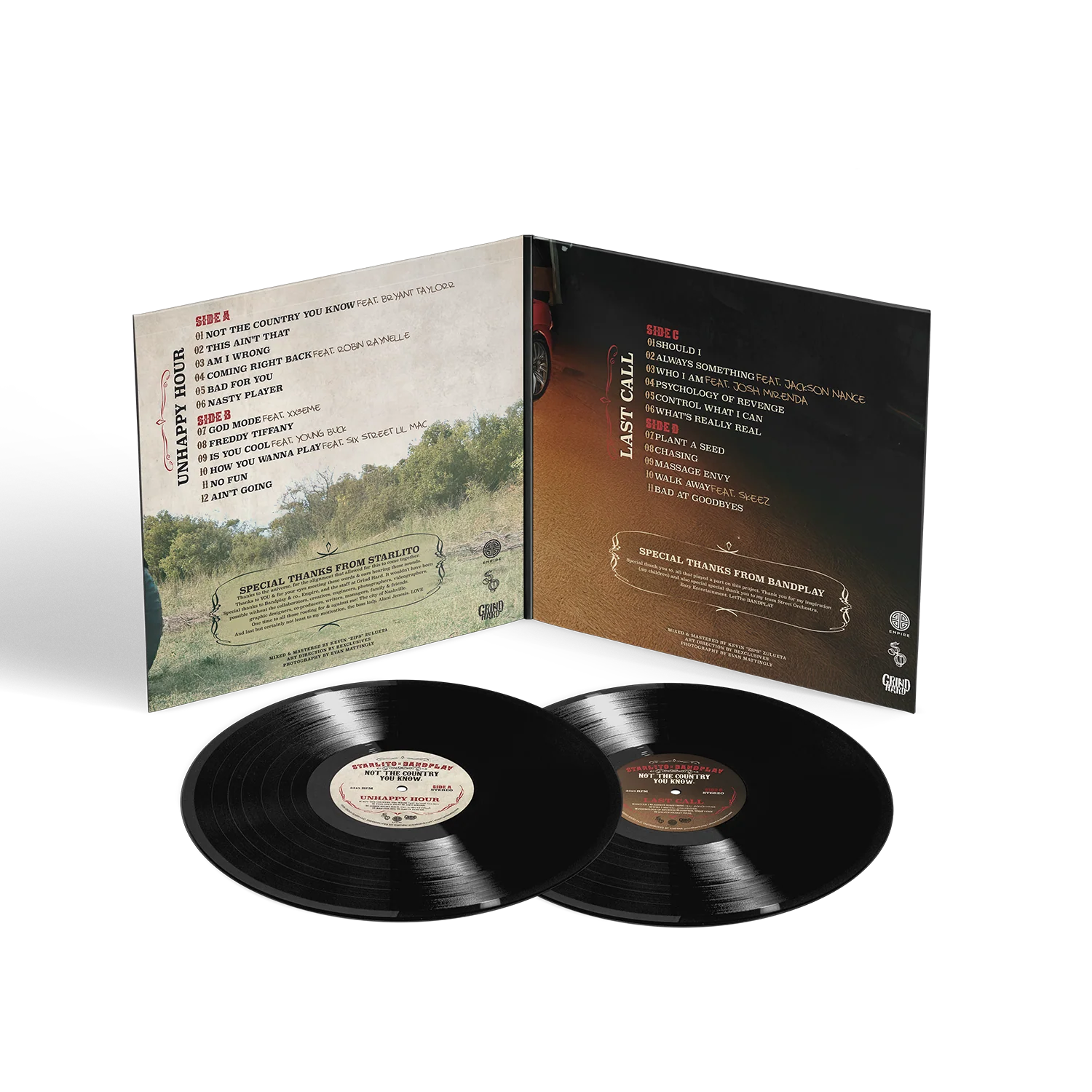 Starlito & Bandplay - Not The Country You Know Vinyl
