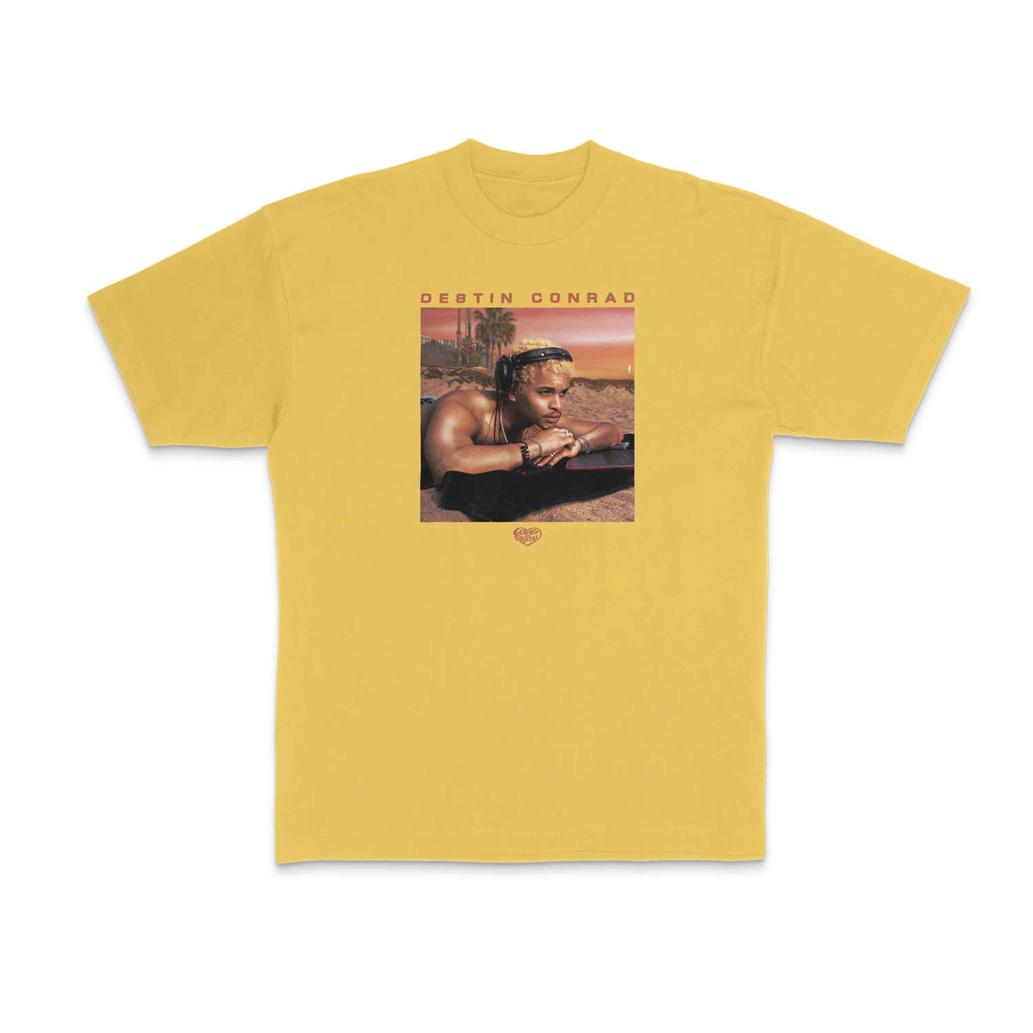 DESTIN CONRAD - LOD ALBUM T-SHIRT (Yellow) 2 DESTIN CONRAD - LOD ALBUM T-SHIRT (Yellow)