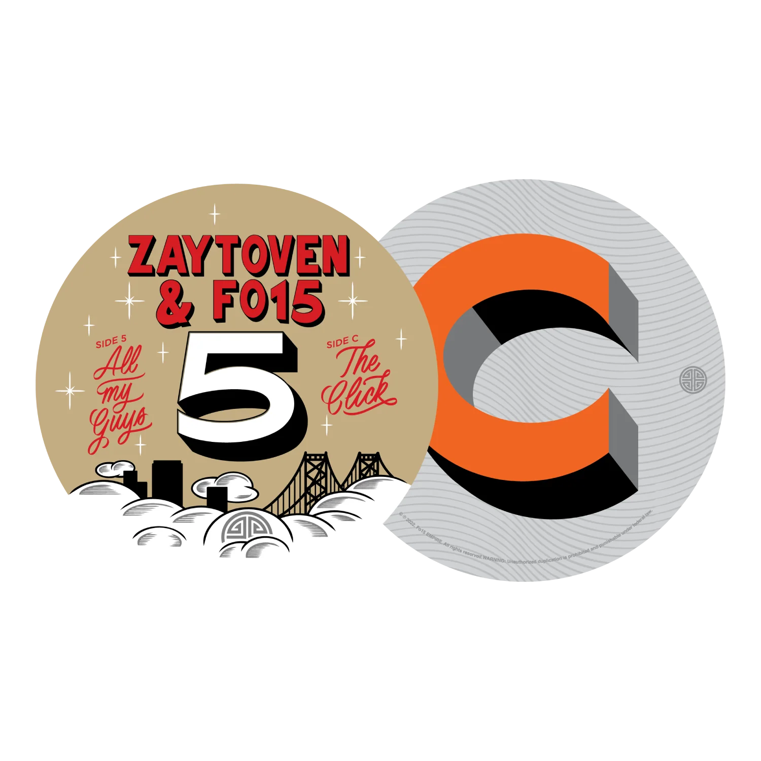 415 Day (2022) 7" Picture Disc Vinyl - Zaytoven & FO15 2 415 Day (2022) 7" Picture Disc Vinyl - Zaytoven & FO15