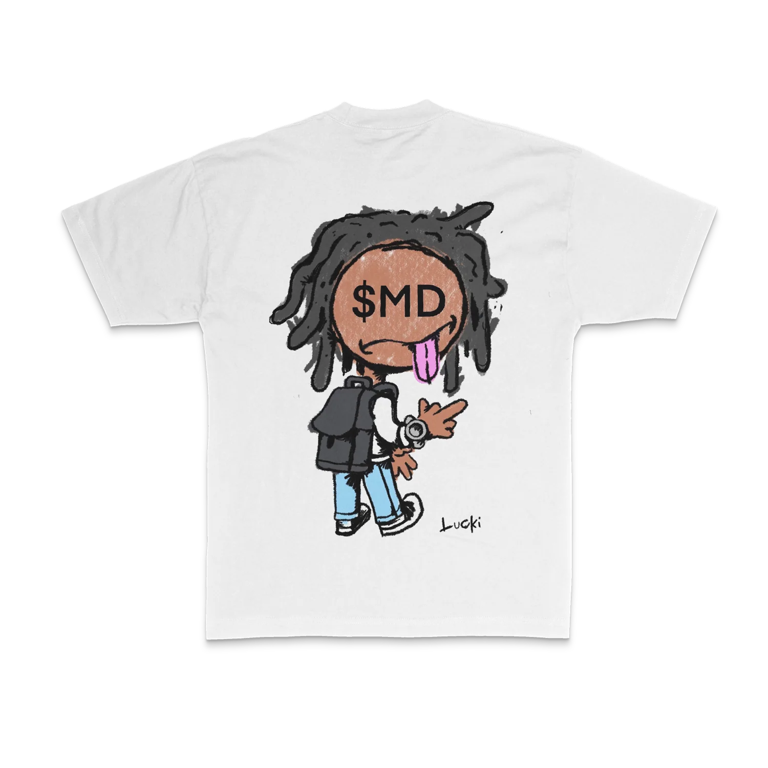 SMD Lucki T-Shirt (White) 2 SMD Lucki T-Shirt (White)