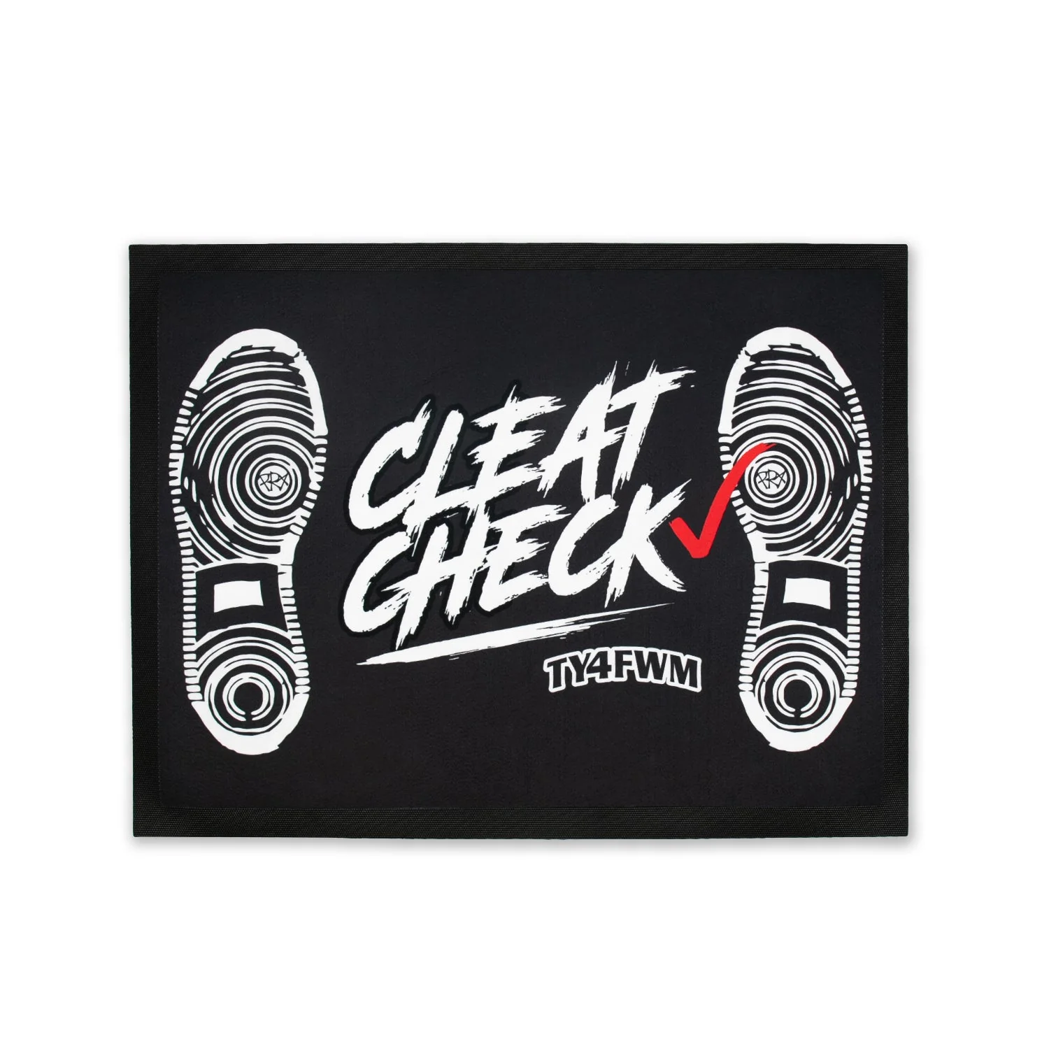 ALLBLACK - TY4FWM Cleat Check Doormat 2 ALLBLACK - TY4FWM Cleat Check Doormat