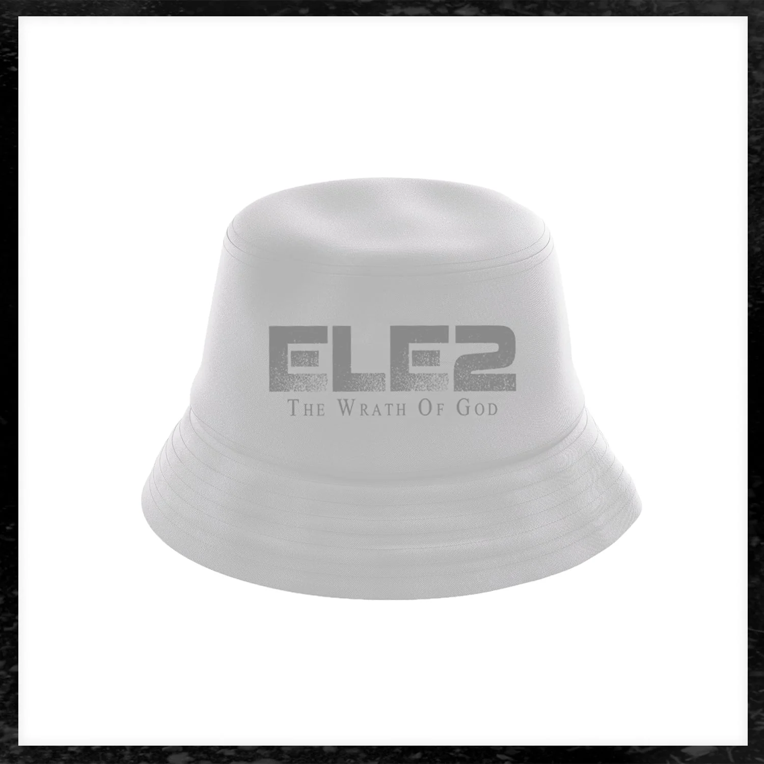 ELE2 Grey - White Bucket Hat