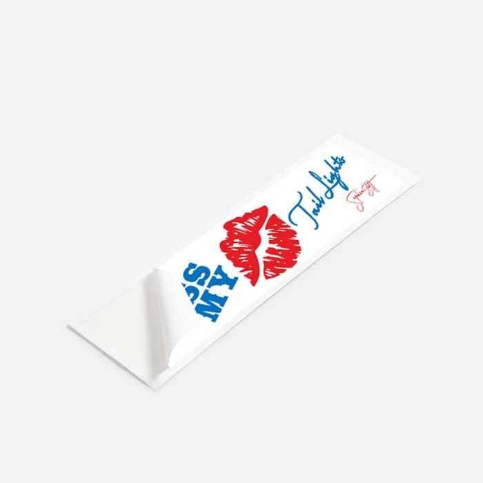 Sophia Scott - Kiss My Taillights Bumper Sticker
