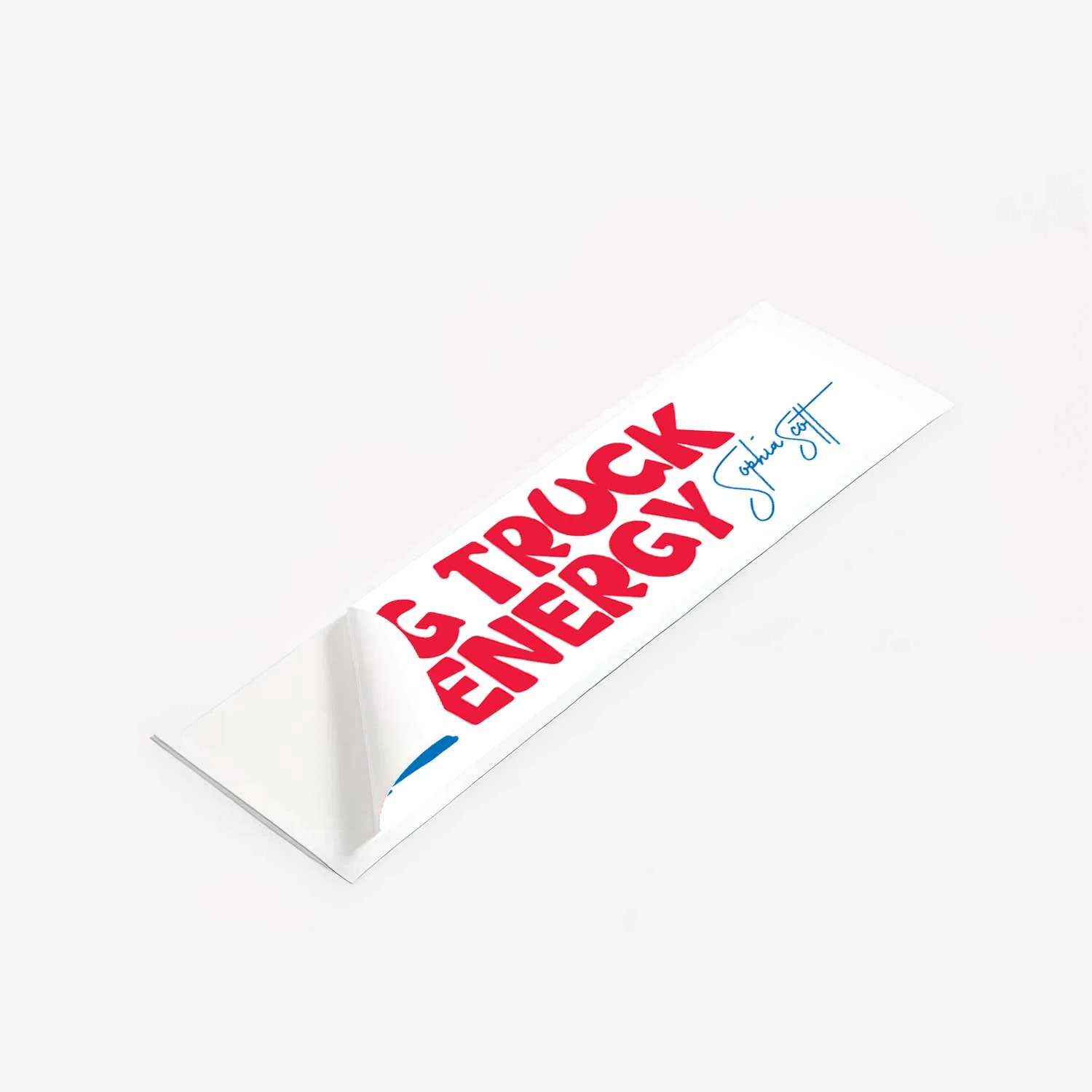 Sophia Scott - Big Truck Energy Bumper Sticker