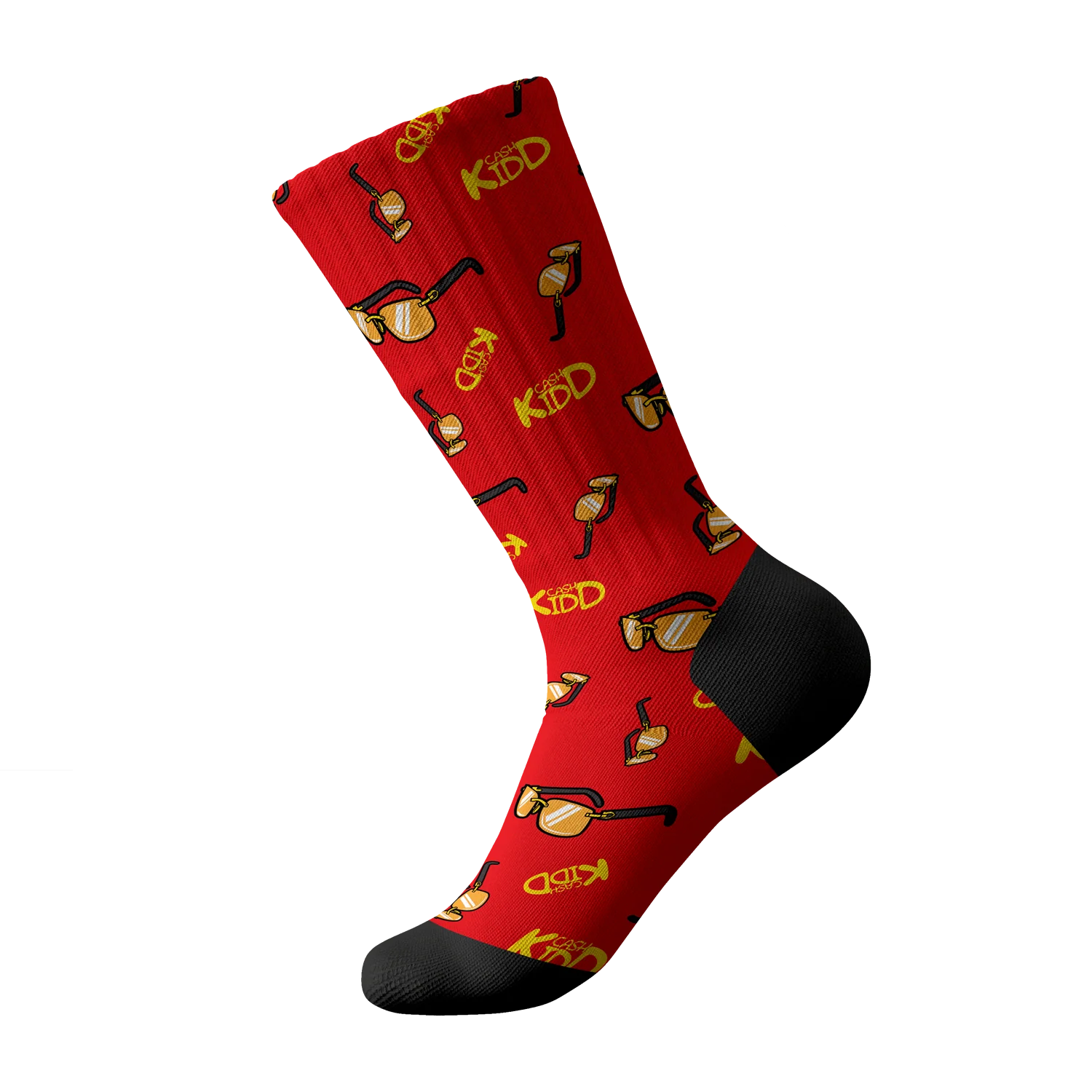 Cash Kidd - Red Sunglasses Socks 3 Cash Kidd - Red Sunglasses Socks