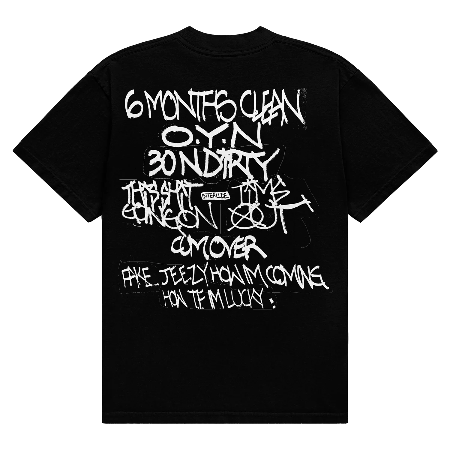 Maxo Kream - 6 MONTHS CLEAN T-Shirt (Black)