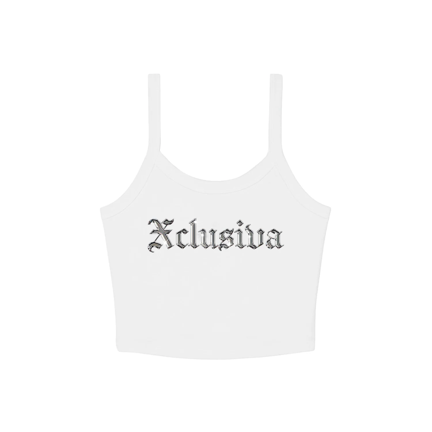 XCLUSIVA Crop Tank (White)