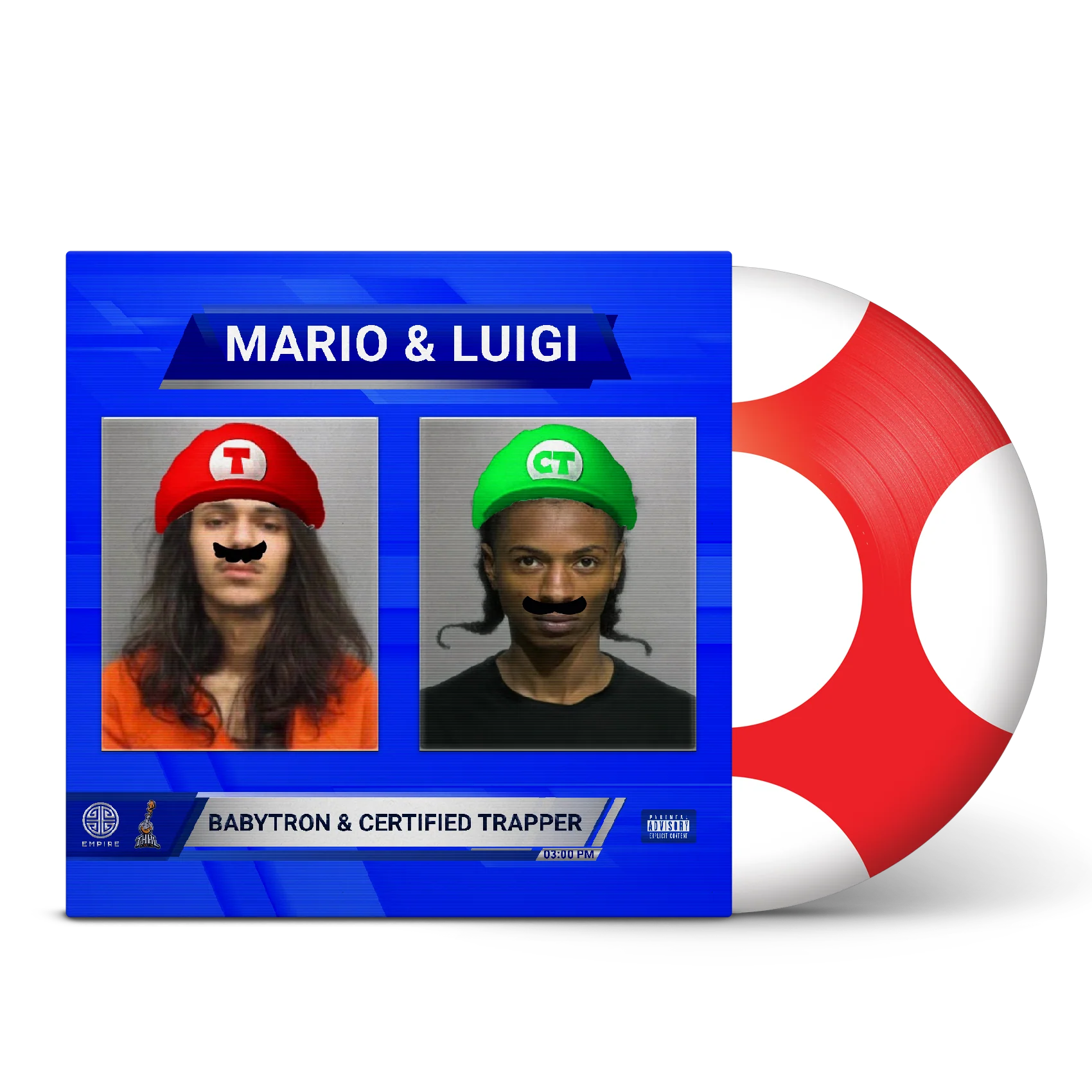 Babytron & Certified Trapper - Mario & Luigi (Picture Disc Vinyl) 3 Babytron & Certified Trapper - Mario & Luigi (Picture Disc Vinyl)