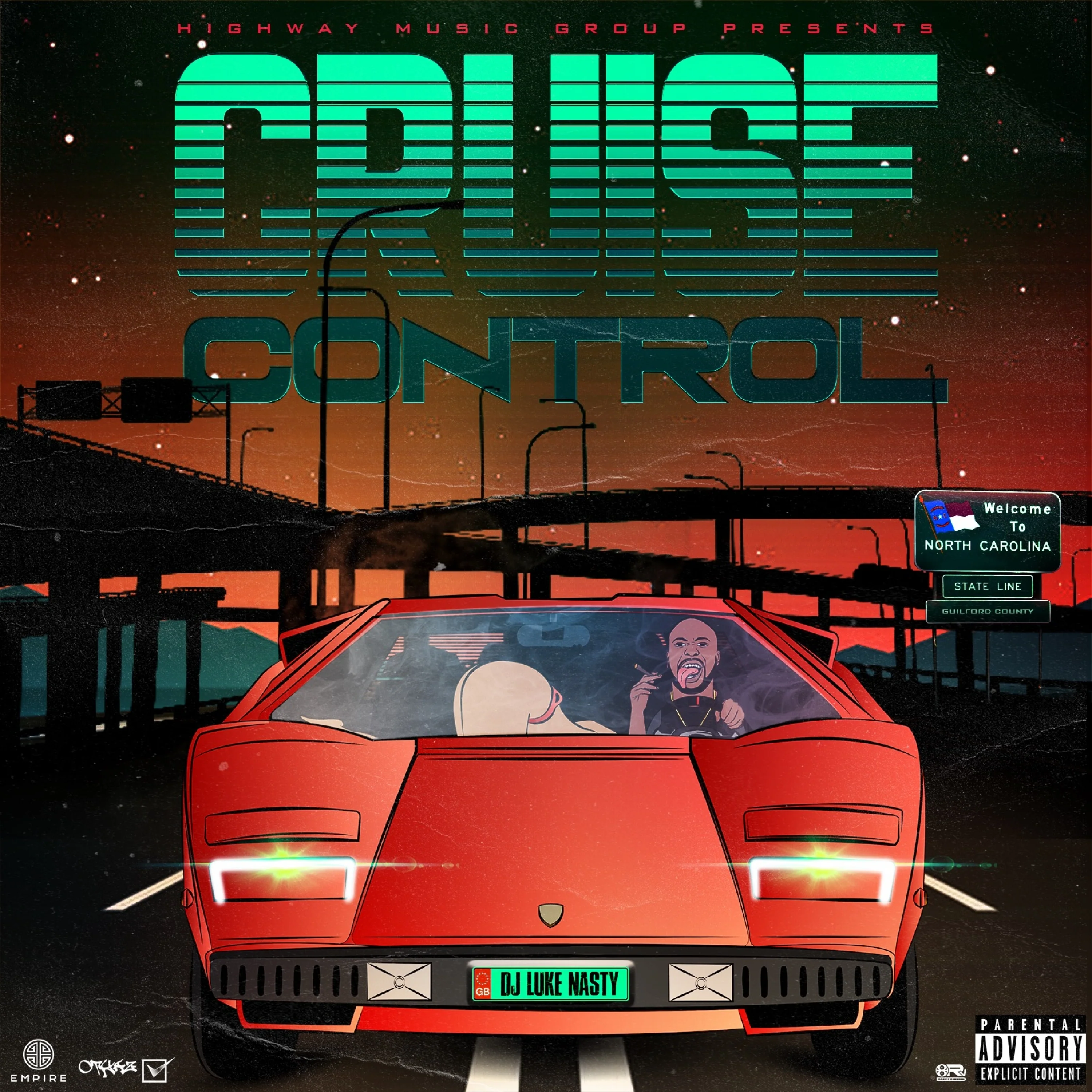 DJ Luke Nasty - Cruise Control (CD) 1 DJ Luke Nasty - Cruise Control (CD)