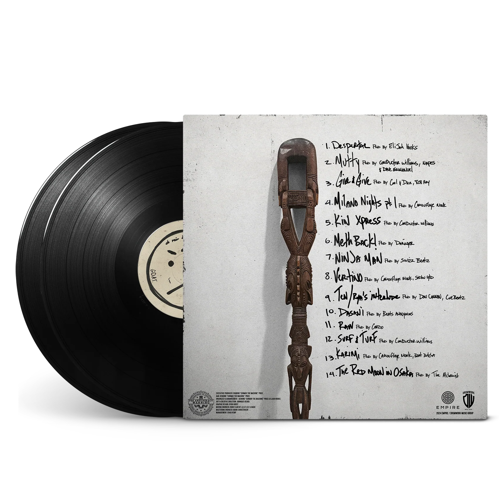 Conway the Machine - Slant Face Killah Vinyl (Black Vinyl)