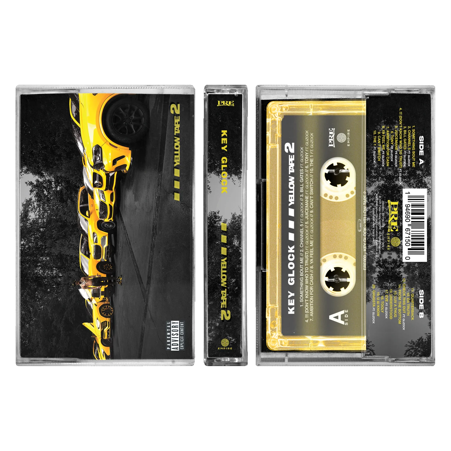 Key Glock - Yellow Tape 2 Cassette