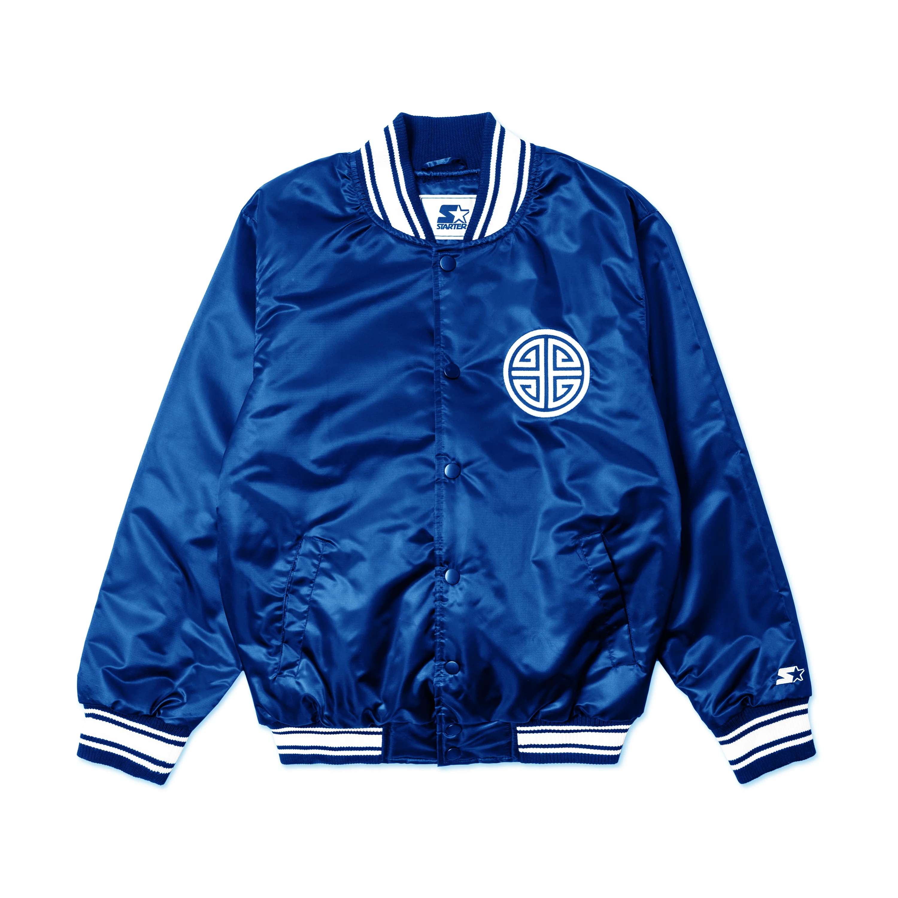 EMPIRE All-Star Satin Starter Jacket (Blue) 25 EMPIRE All-Star Satin Starter Jacket (Blue)