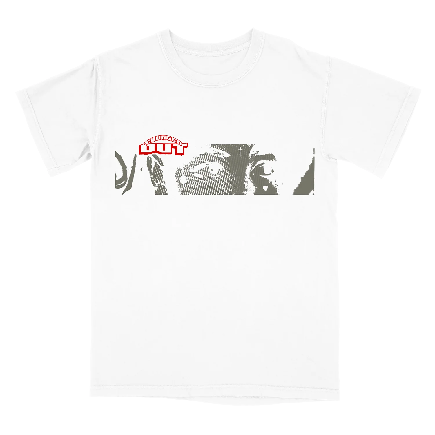 Yhung T.O. - Thugged Out Eyes White T-Shirt + Download