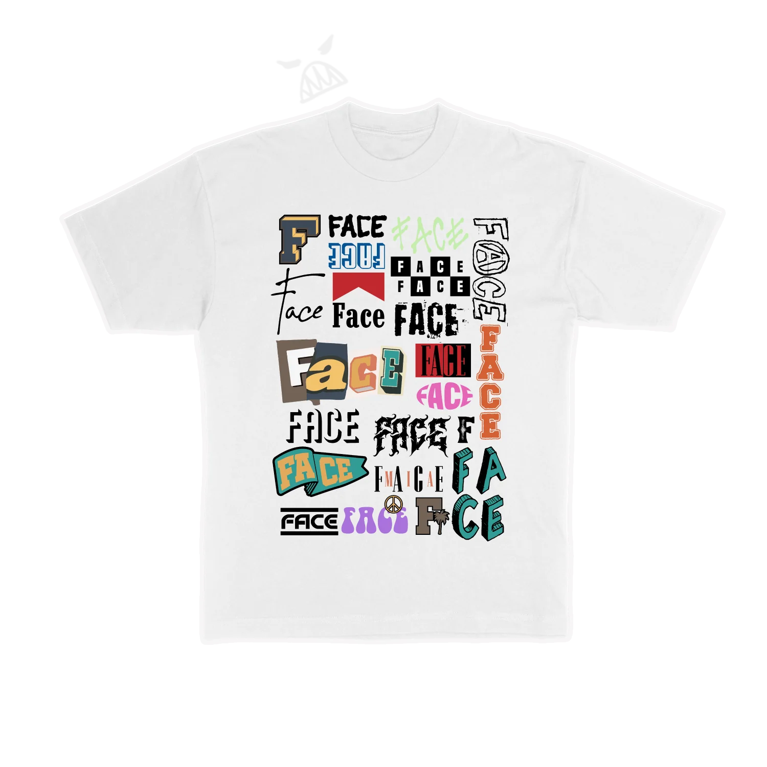 FACE Collage T-Shirt (White)