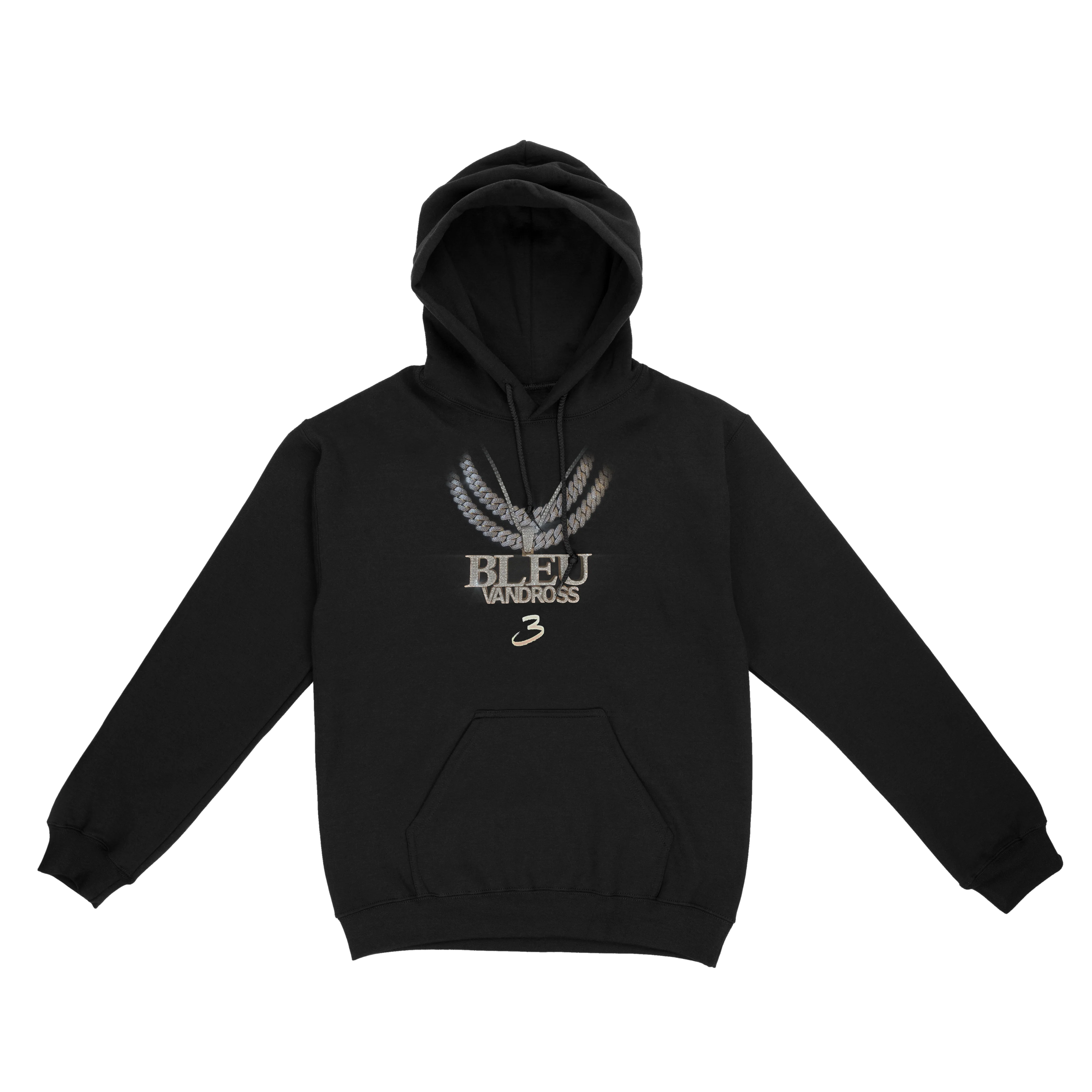 Yung Bleu - Bleu Vandross Black Hoodie + Digital Download 3 Yung Bleu - Bleu Vandross Black Hoodie + Digital Download