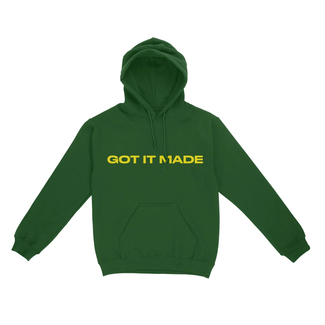 Kamaiyah - Got It Made - Oakland Green Hoodie 1 Kamaiyah - Got It Made - Oakland Green Hoodie