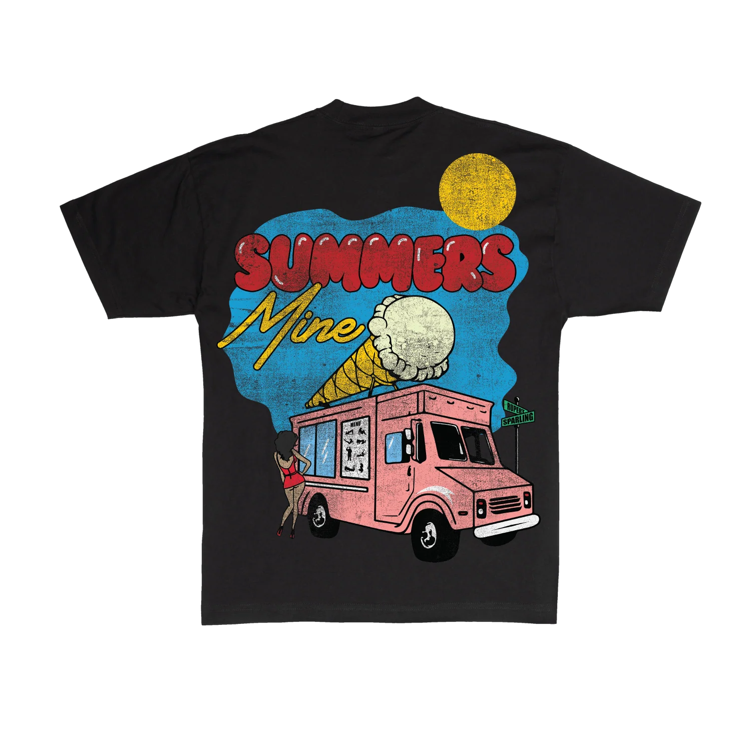 Ice Cream T-Shirt (Black) 3 Ice Cream T-Shirt (Black)