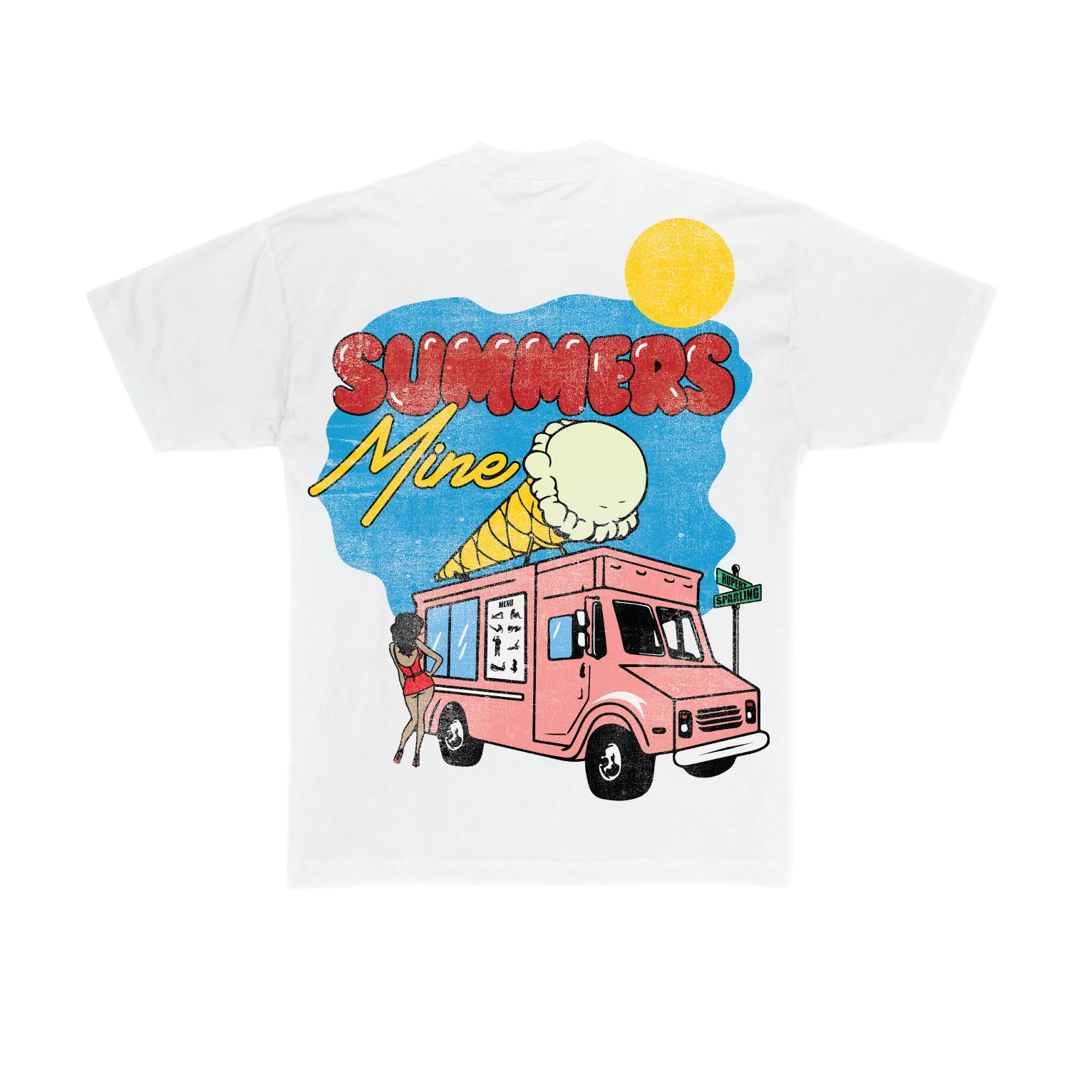 Ice Cream T-Shirt (White) 3 Ice Cream T-Shirt (White)