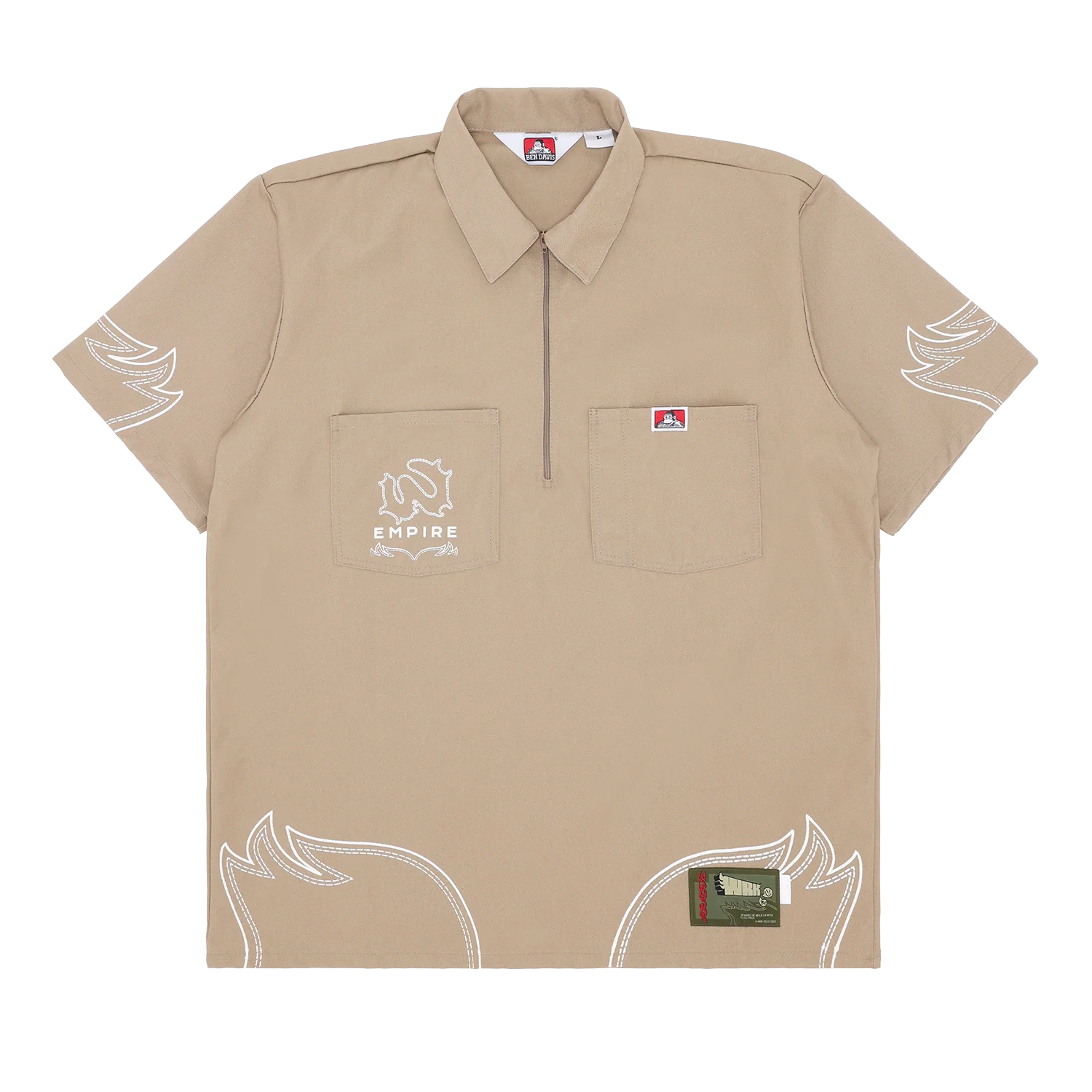 EMPIRE x 11WRK - Work Shirt (Khaki)