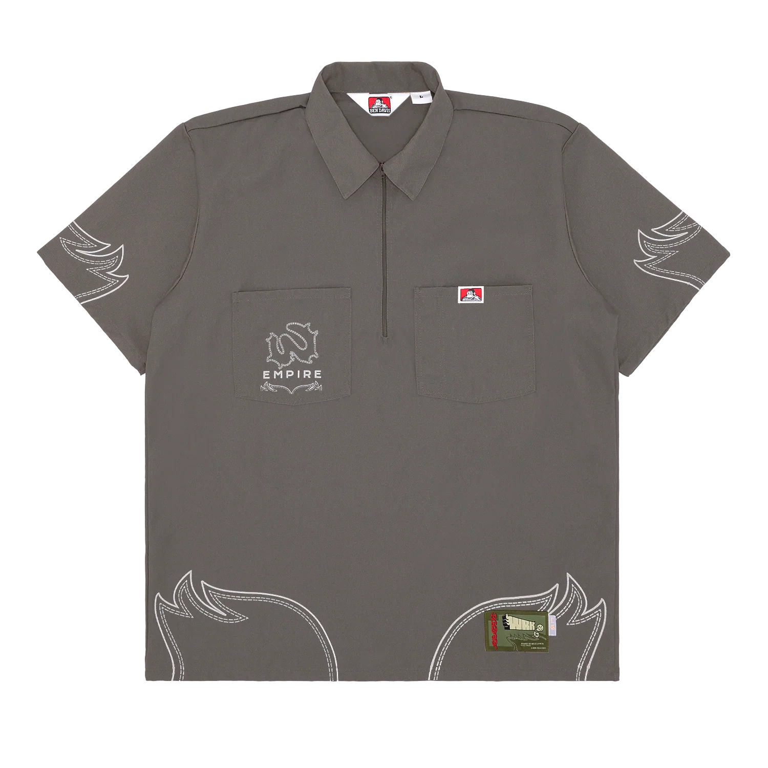EMPIRE x 11WRK - Work Shirt (Charcoal)
