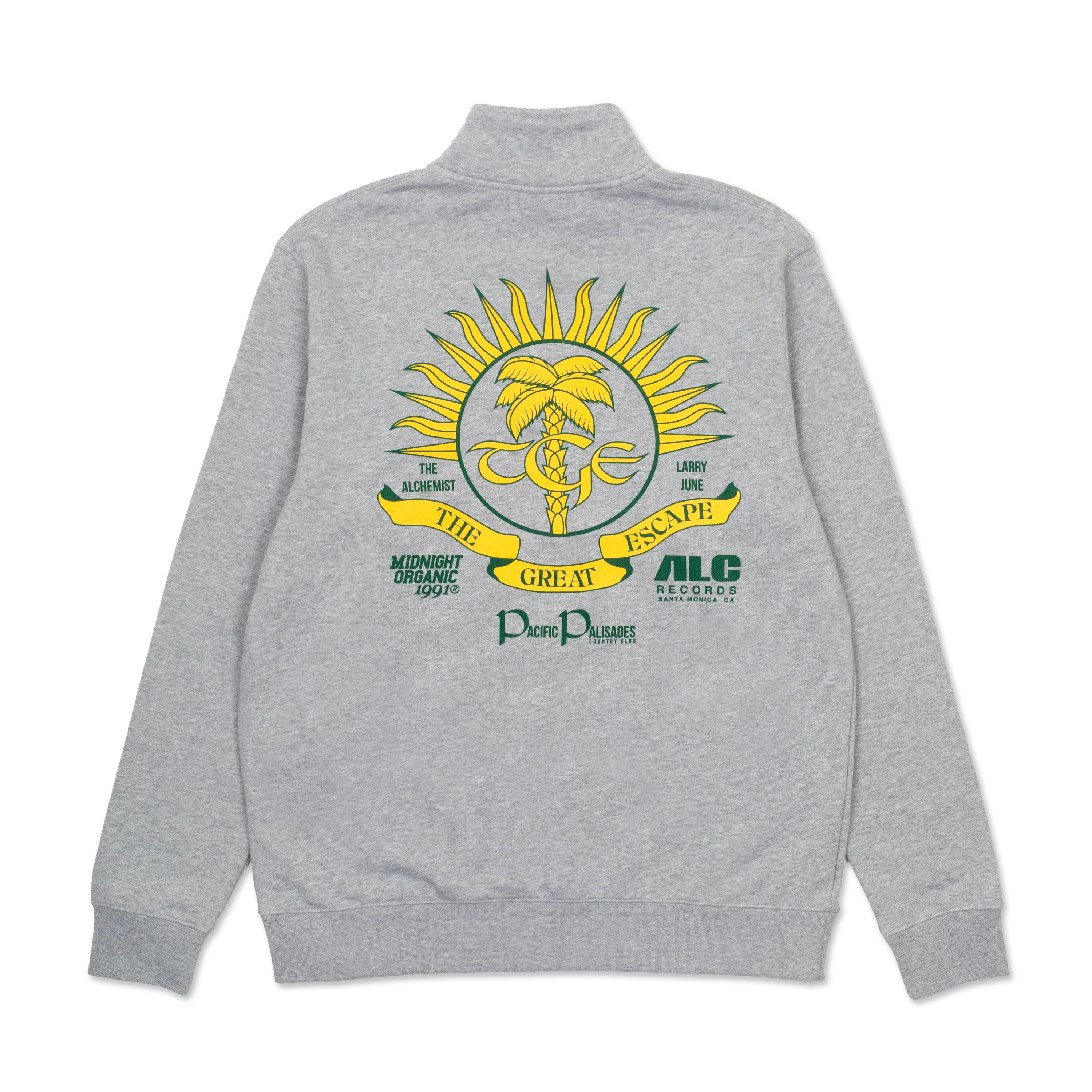 TGE GOLF Quarter Zip Sweater