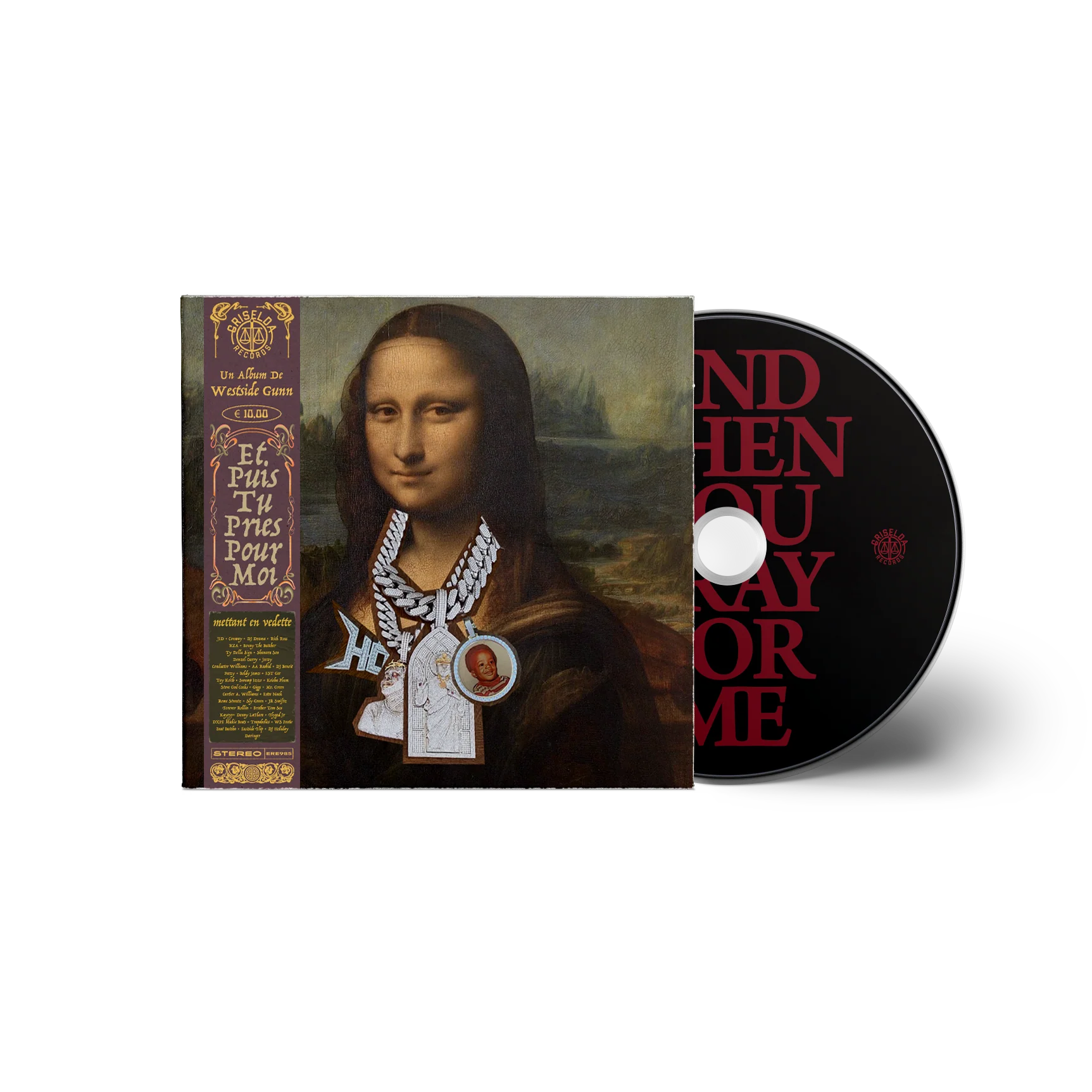 Westside Gunn - AND THEN YOU PRAY FOR ME CD - Mona Lisa Cover 1 Westside Gunn - AND THEN YOU PRAY FOR ME CD - Mona Lisa Cover