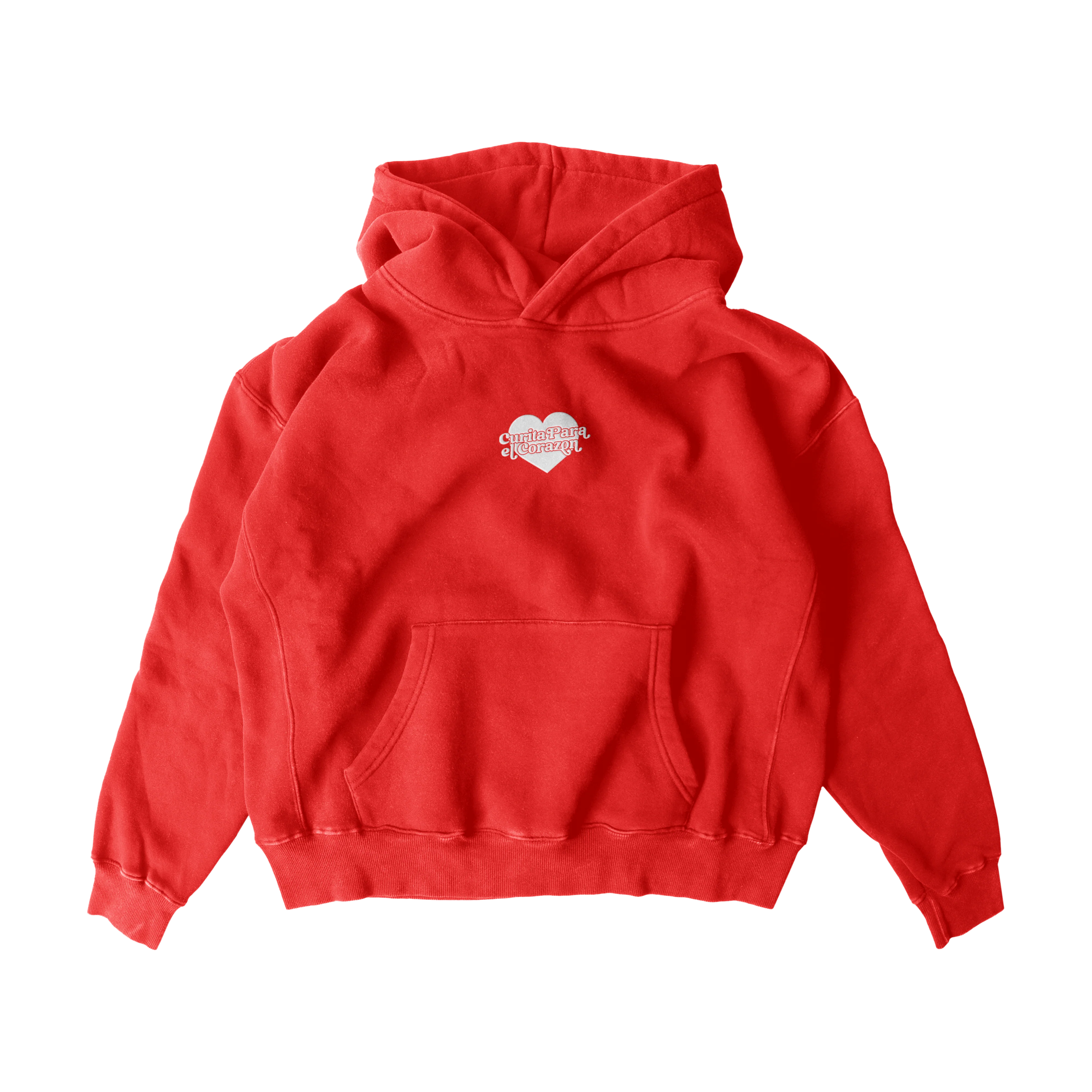 Curita Para El Corazon Hoodie (Red)