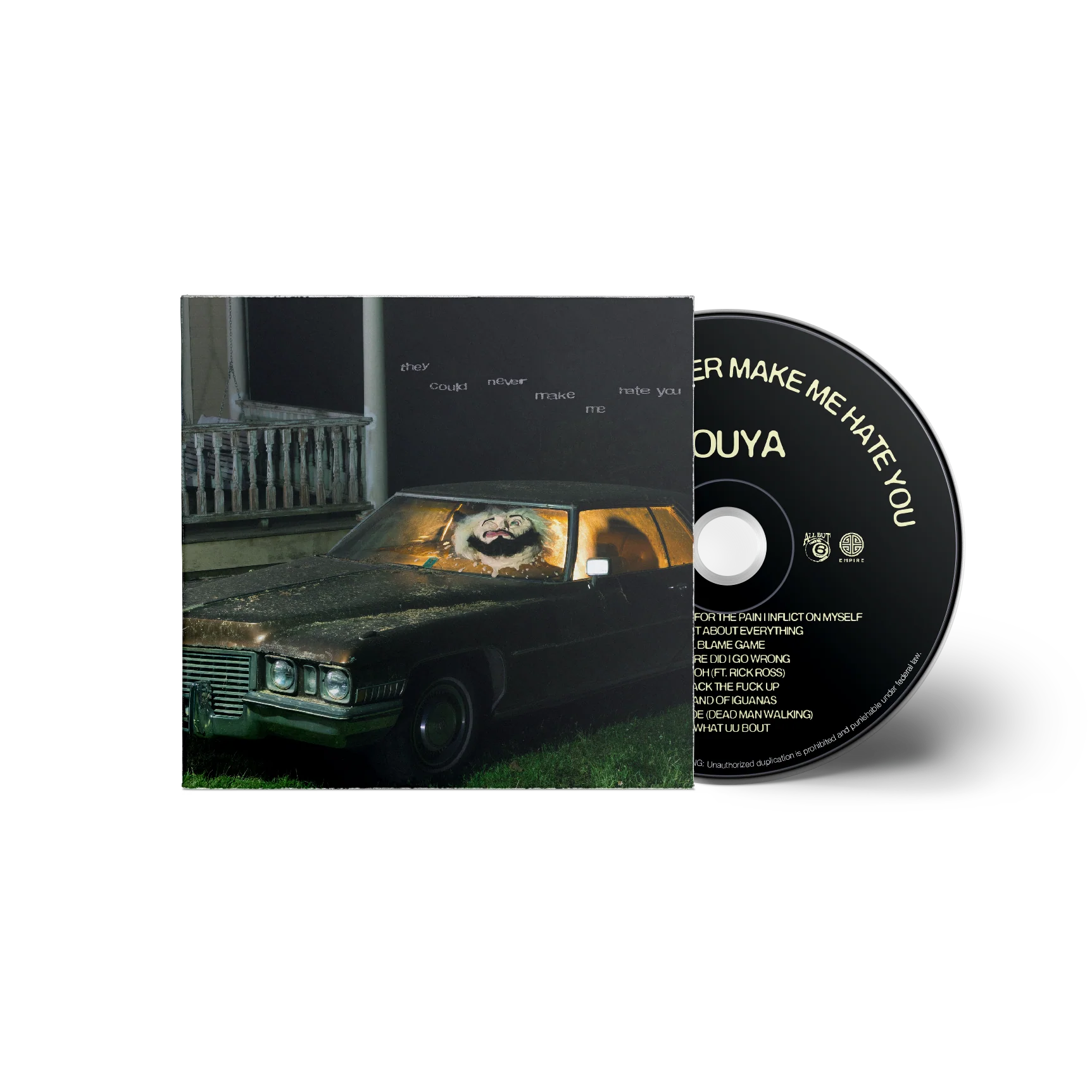 Pouya - THEY COULD NEVER MAKE ME HATE YOU CD 4 Pouya - THEY COULD NEVER MAKE ME HATE YOU CD