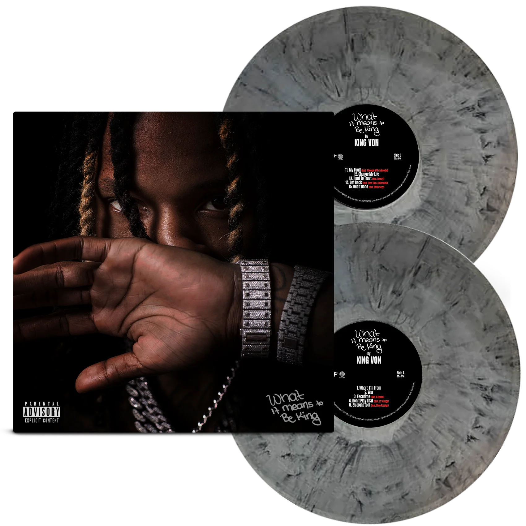 King Von - What It Means To Be King Vinyl 1 King Von - What It Means To Be King Vinyl