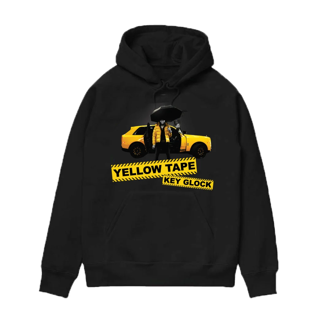 Key Glock - YT- Black Hoodie 1 Key Glock - YT- Black Hoodie