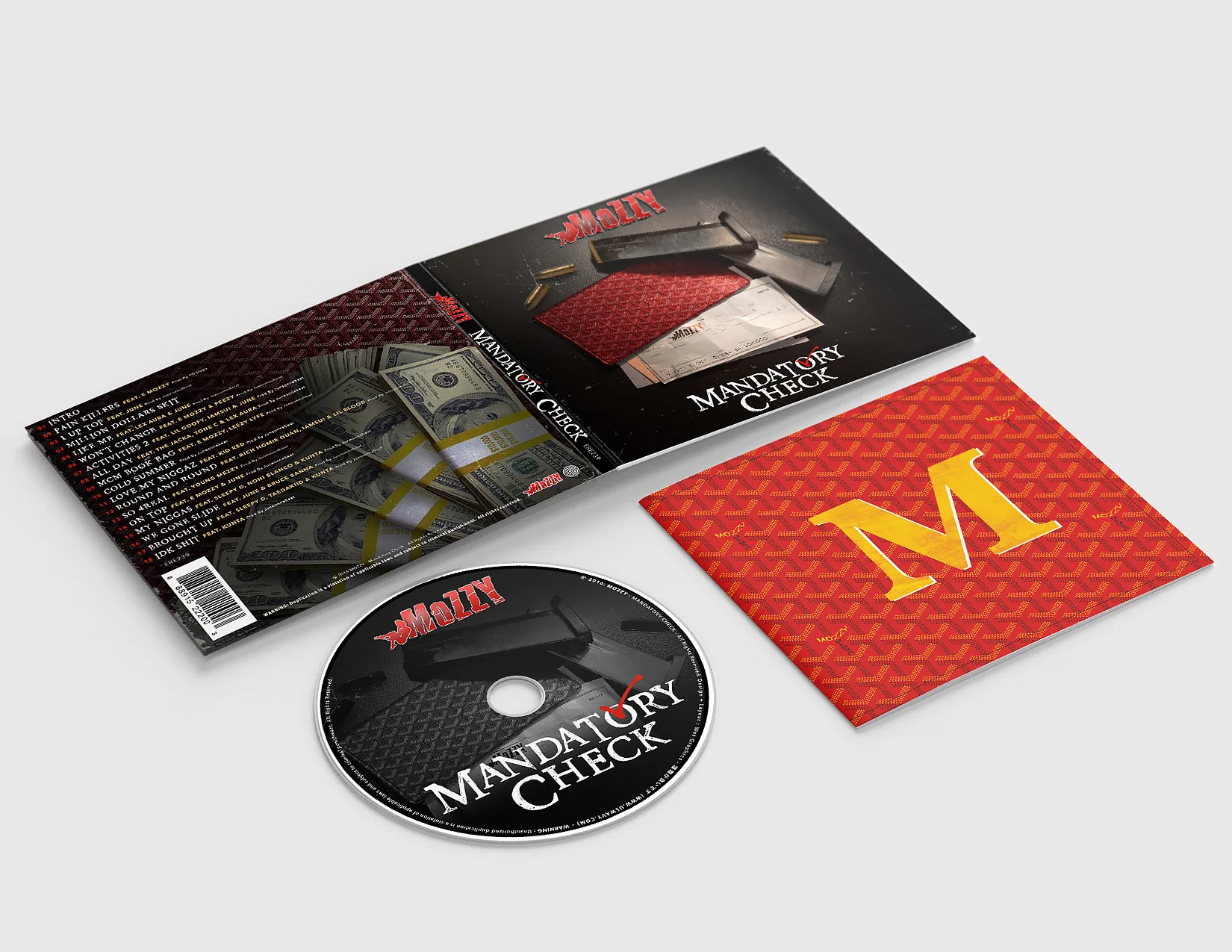 Mozzy - Mandatory Check Autographed CD 2 Mozzy - Mandatory Check Autographed CD