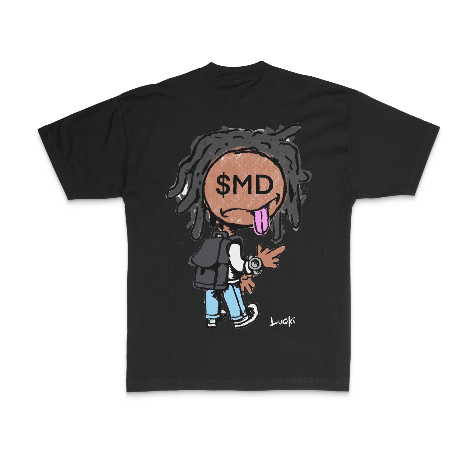 SMD Lucki T-Shirt (Black) 2 SMD Lucki T-Shirt (Black)