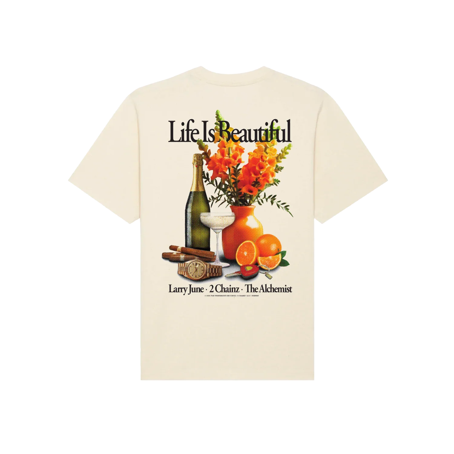 Tru Organics T-Shirt (Cream) 4 Tru Organics T-Shirt (Cream)