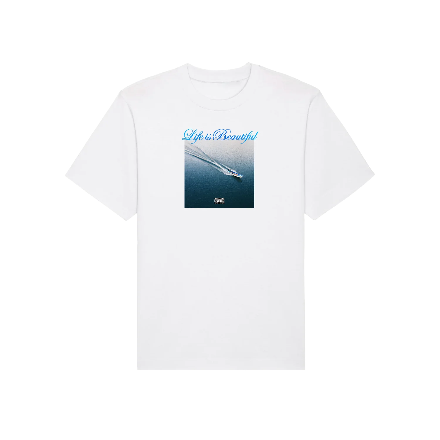 Life is Beautiful Album T-Shirt (White) 4 Life is Beautiful Album T-Shirt (White)