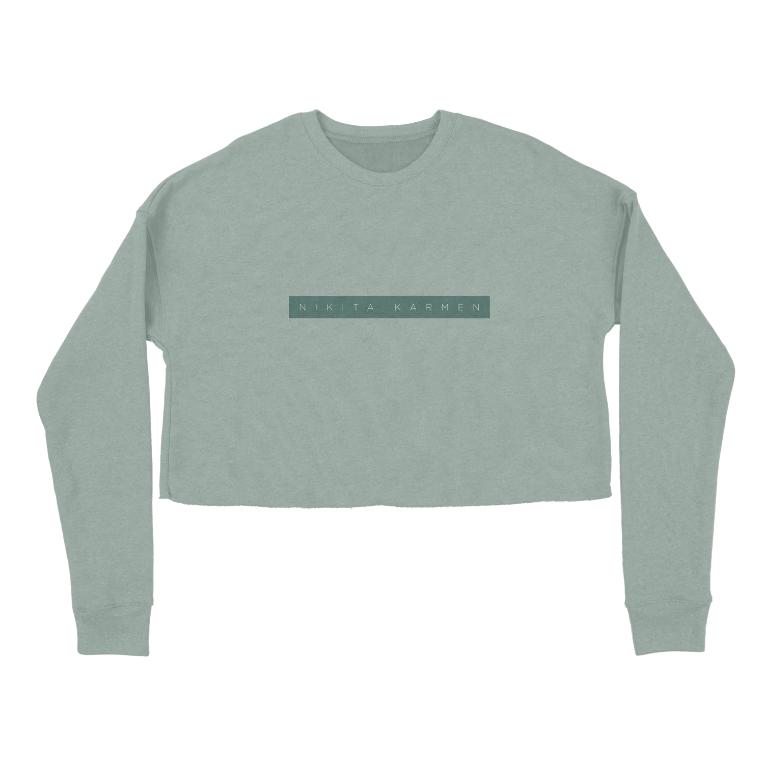 Nikita Karmen - Own Roses Sage Crop Sweater